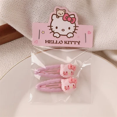 A4524 pair of pink cat bb clips