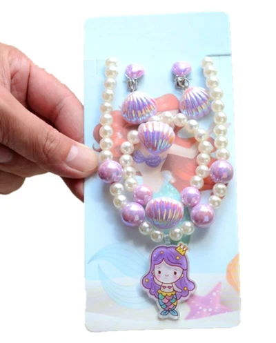 Purple Mermaid Mala Set (5 Pcs)