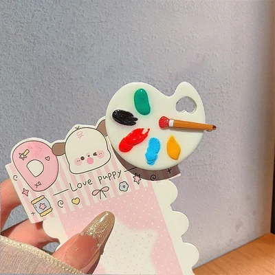 Palette hair clip [white]
