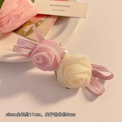 C5960 rose hair clip