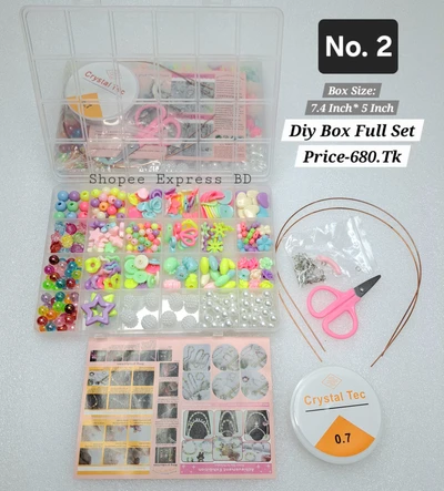 24 Grid Pearl mixed beads set