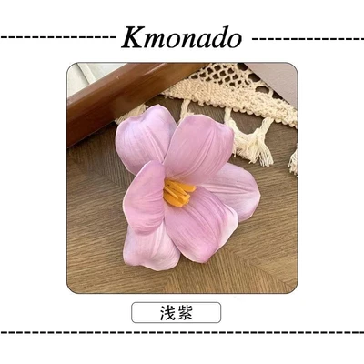 Light purple tulip hairpin