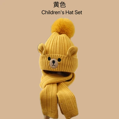 Ears bear set-yellow