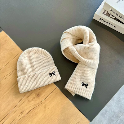 Bow set-beige