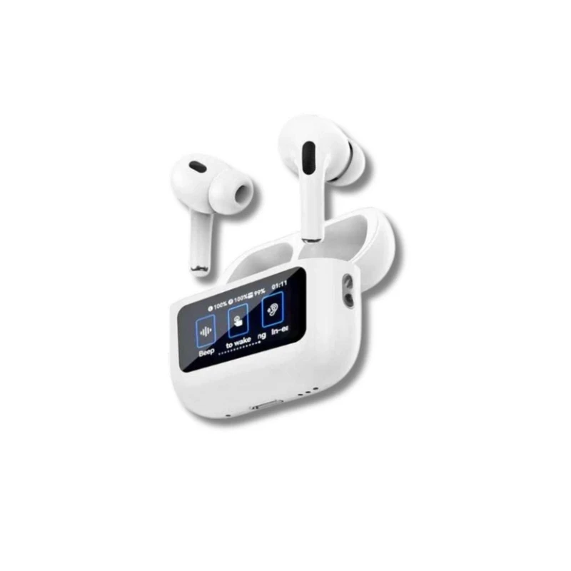 WiWU T22 Wireless Earbuds with Display Bluetooth 6.0 -23dB Noise Reduction 4H Music Ear Detection T22