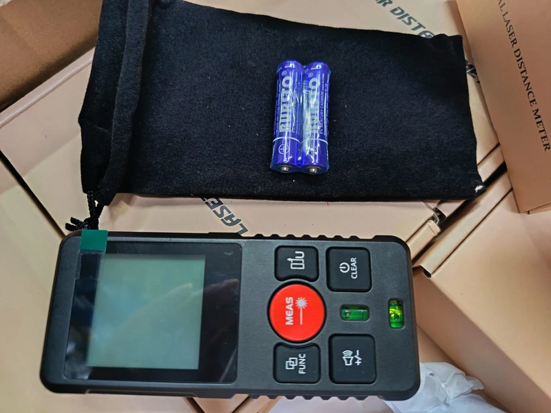 120 Meter Digital Laser Distance Meter | 394 ft Laser Measure Battery
